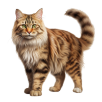 AI generated Cat clip art png