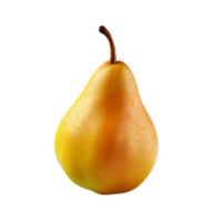 AI generated Pear clip art png