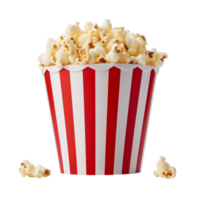 ai généré pop corn baignoire agrafe art png