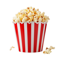 ai généré pop corn baignoire agrafe art png