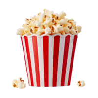 ai généré pop corn baignoire agrafe art png