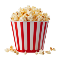 AI generated Popcorn tub clip art png