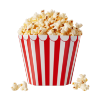 AI generated Popcorn tub clip art png