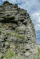 Rock formation closeup photo