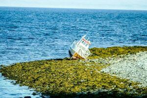 Rocks on the ocean photo