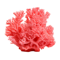 ai généré rouge corail agrafe art png