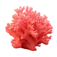 AI generated Red coral clip art png