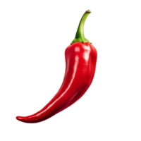 AI generated Red hot chili clip art png