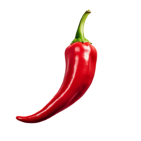 ai généré rouge chaud le Chili agrafe art png