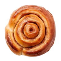 ai généré sucré cannelle chignon rouleau agrafe art png