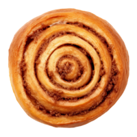 AI generated Sweet cinnamon bun roll clip art png