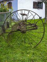 This phot shows an equipment for agriculture in a farmers village in Germany photo