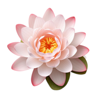 AI generated Water lily clip art png