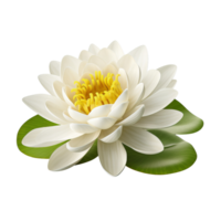 AI generated Water lily clip art png