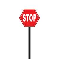 traffic sign icon no stopping vector