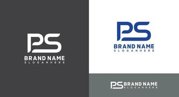 PS Letter Logo Design, PS icon Brand identity Design Monogram Logo Creative Abstract Letter PS Logo Design Template. Usable for Business Identity vector