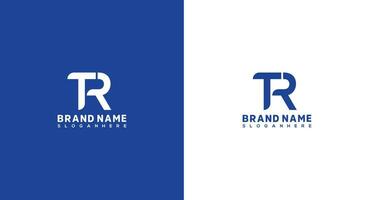 Initial Letter TR Logo Design Template. Graphic Alphabet Symbol for Corporate Business Identity vector