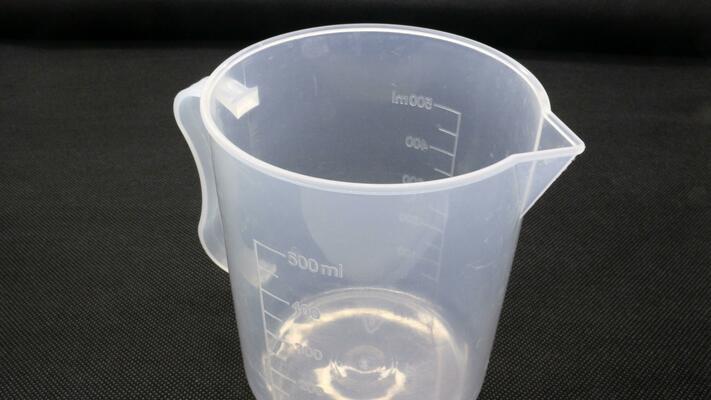 Measuring Cylinder Cup Measuring 300ml Transparent Graduated