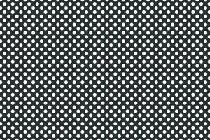 Vector circle black mesh pattern seamless background texture.