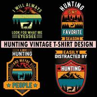 caza Clásico haz camiseta diseño vector
