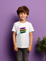 AI generated Editable tshirt mockup PSD template