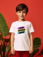 AI generated Editable tshirt mockup PSD template