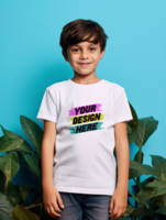 AI generated Editable tshirt mockup PSD template