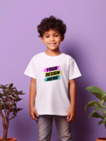 AI generated Editable tshirt mockup PSD template