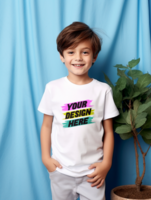 AI generated Editable tshirt mockup PSD template