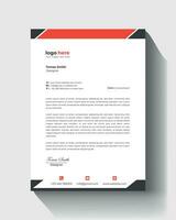 vector creative modern business professional letterhead template