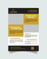 Stylish trending business flyer template, sales marketing  leaflet, A4 size layout vector file