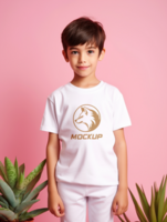 AI generated Editable tshirt mockup PSD template