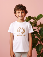 AI generated Editable tshirt mockup PSD template
