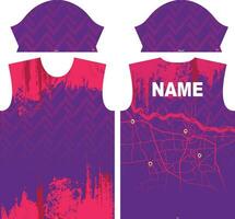 Sports Jersey design Sublimation vector