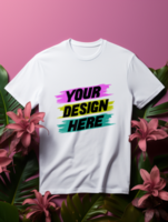 ai gerado camiseta brincar Projeto psd modelo