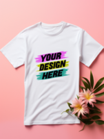 ai gerado camiseta brincar Projeto psd modelo