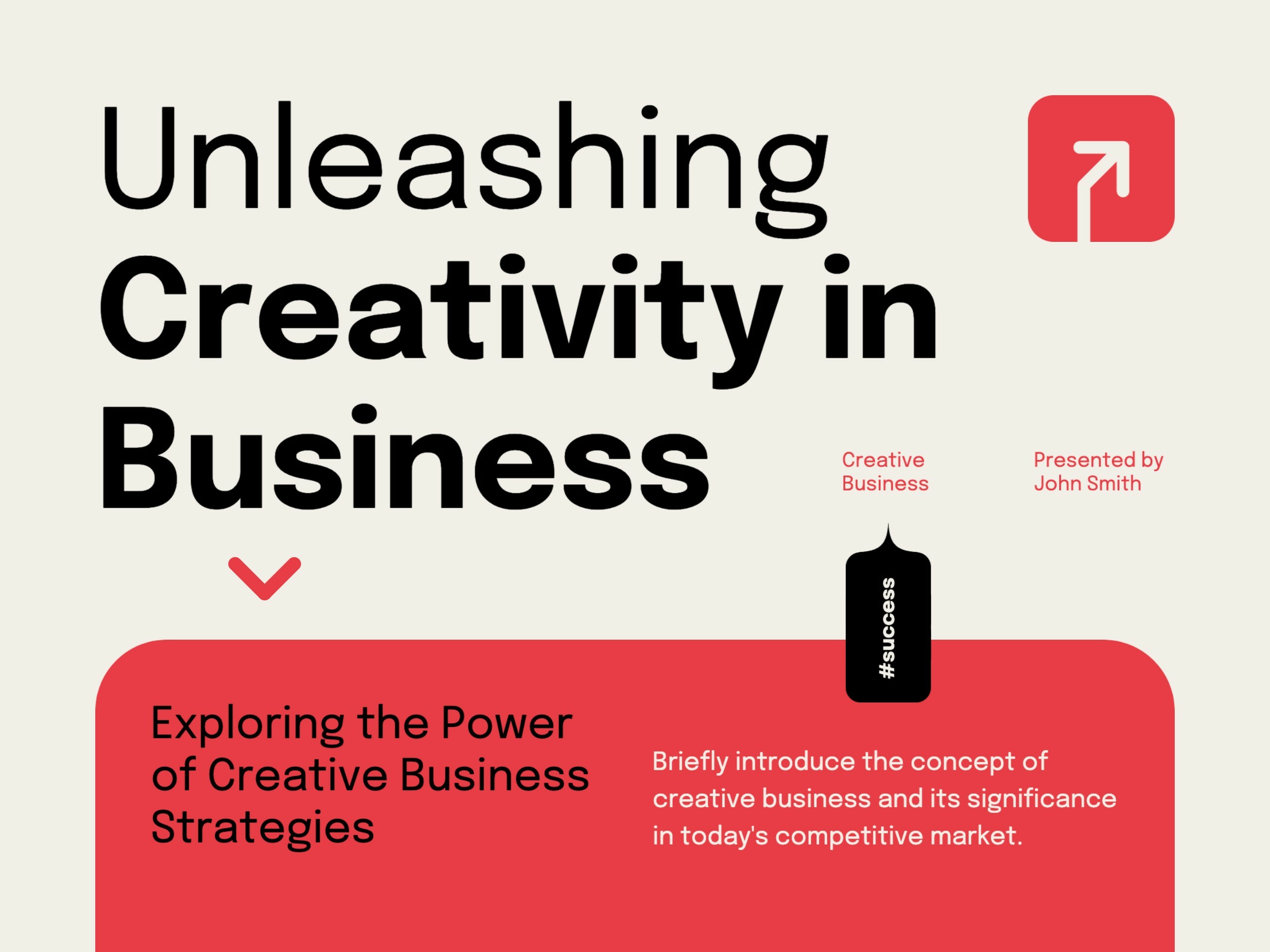 Unleashing Creativity in Business Presentation