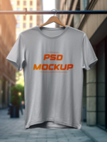 AI generated T-shirt mockup design psd