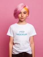 AI generated Editable tshirt mockup PSD template
