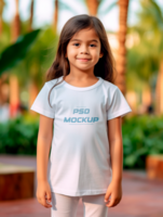 AI generated Tshirt mockup design PSD template