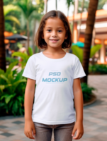 AI generated Tshirt mockup design PSD template