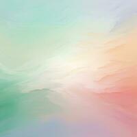 AI generated Background smooth gradient blue, peach green. Light color gradient transitions. Created with Generative AI photo