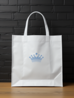 AI generated Shopping bag mockup PSD template