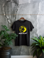 AI generated Editable tshirt mockup PSD template
