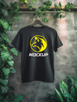AI generated Editable tshirt mockup PSD template