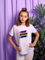 AI generated Editable tshirt mockup PSD template