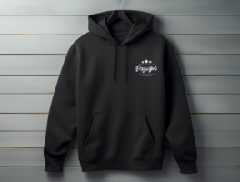 AI generated Editable hoodie mockup PSD template