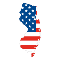 Etat de Nouveau Jersey. Etats-Unis carte. png