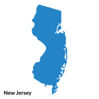 estado de nuevo jersey. Estados Unidos mapa. png