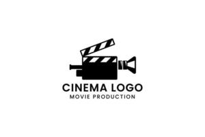 cinema logo vector icon illustration